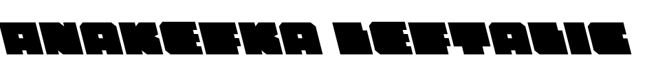 Anakefka Leftalic Font Image
