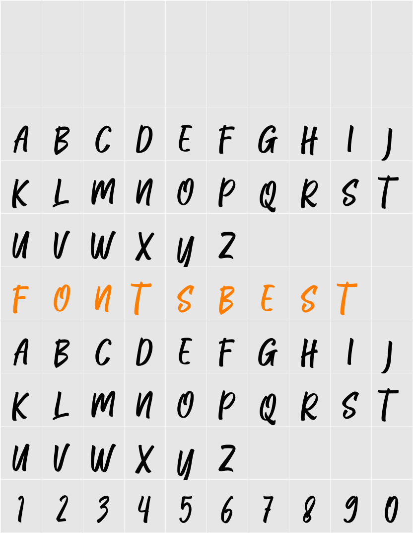 Qufiky Character Map