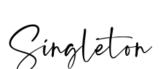 Singleton Font Image