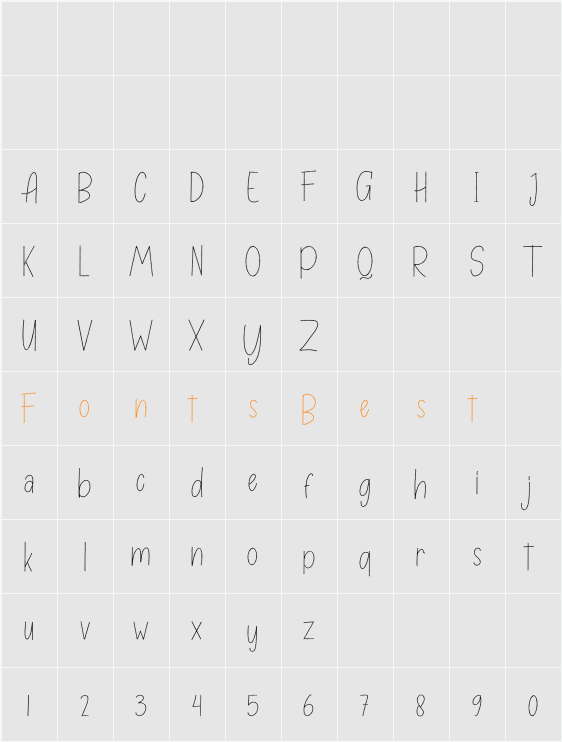 Yuscra Character Map