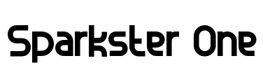 Sparkster One Font Image