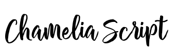 Chamelia Script Font Image
