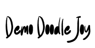Demo Doodle Joy Font Image