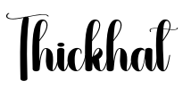 Thickhat Font Image