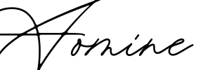 Aomine Font Image