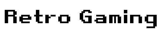 Retro Gaming Font Image
