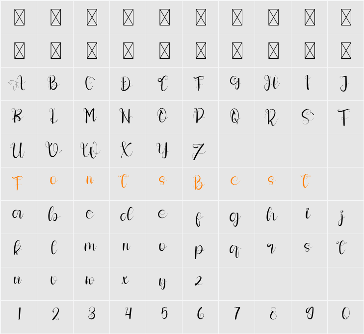 Amytha Character Map