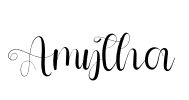 Amytha Font Image