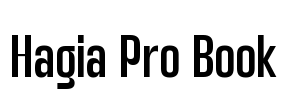 Hagia Pro Book Font Image