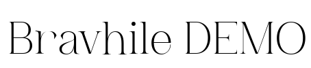 Bravhile DEMO Font Image