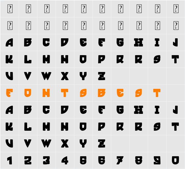 Big Ultra Party Character Map