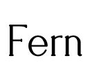 Fern Font Image
