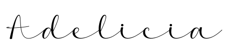 Adelicia Font Image