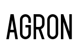 AGRON Font Image