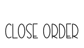 Close Order Font Image