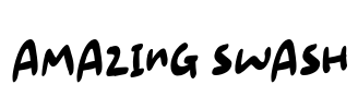 Amazing Swash Font Image