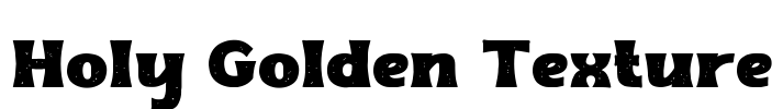 Holy Golden Texture Font Image