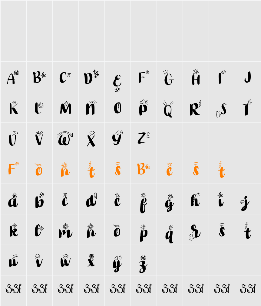 Meishou Character Map