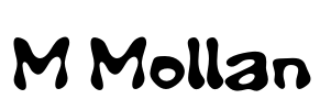 M Mollan Font Image
