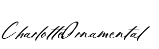 CharlotteOrnamental Font Image