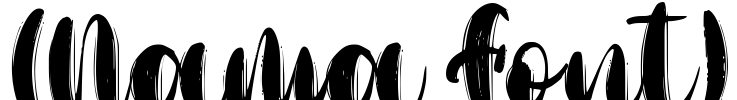(Nama Font) Font Image