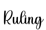 Ruling Font Image