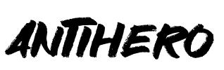 Antihero Font Image