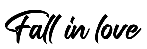 Fall in love Font Image