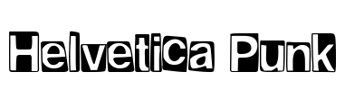 Helvetica Punk Font Image