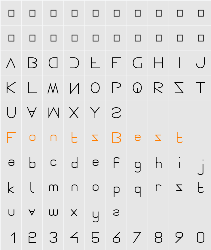 Icir Character Map