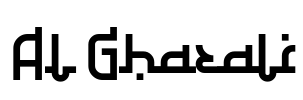 Al Ghazali Font Image