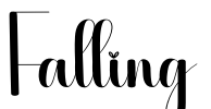 Falling Font Image