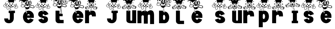 Jester Jumble Surprise Font Image