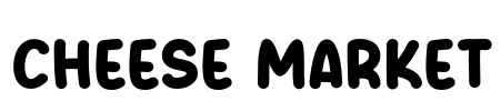 Cheese Market Font Image