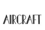 Aircraft Font Image
