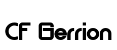 CF Gerrion Font Image