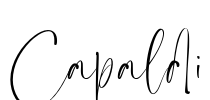 Capaldi Font Image