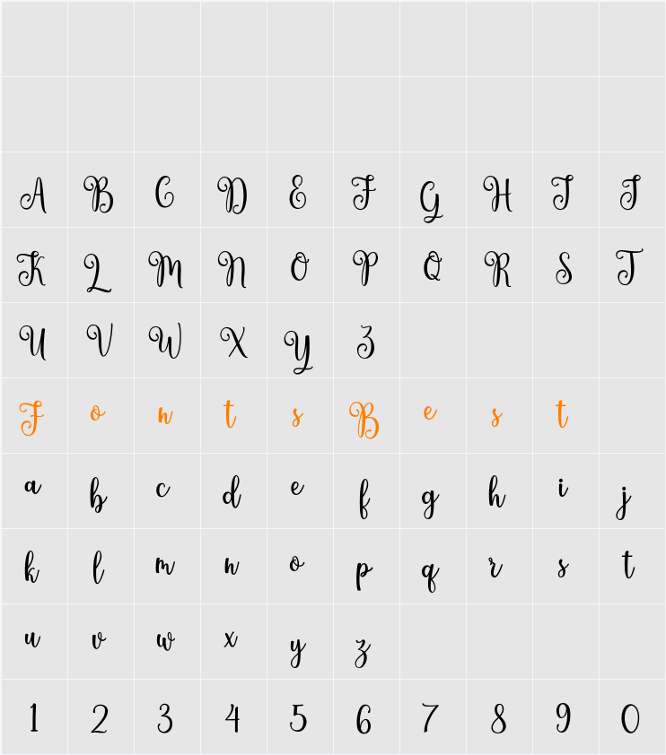 Mindless Character Map