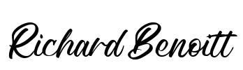 Richard Benoitt Font Image