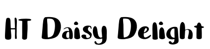 HT Daisy Delight Font Image