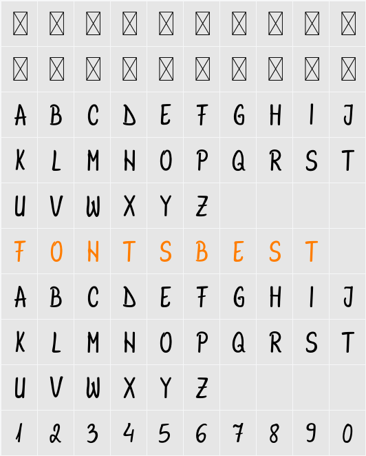 AnnaBee Demo Character Map