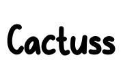 Cactuss Font Image