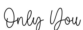 Only You Font Image