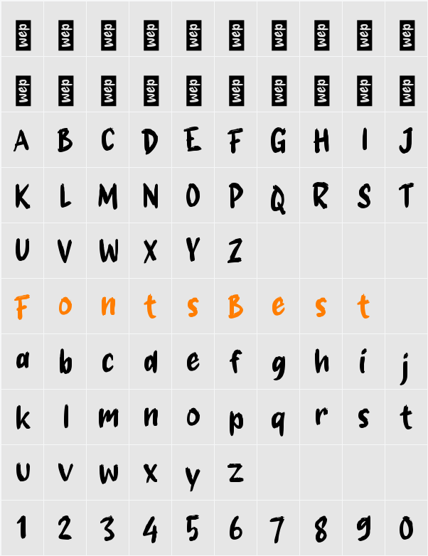 g Gerus Character Map