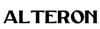 ALTERON Font Image