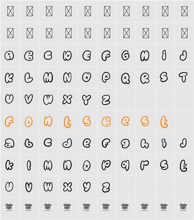 Street Explorer Character Map