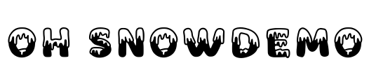 oh snowdemo Font Image