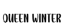 Queen Winter Font Image