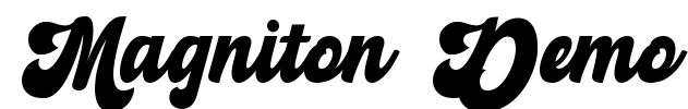 Magniton Demo