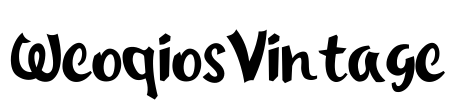 WeoqiosVintage Font Image